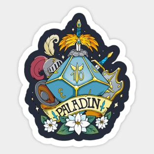 Paladin Dice Sticker